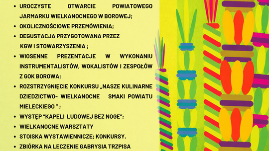 Powiatowy Jarmark Wielkanocny w Borowej Powiatowy Jarmark Wielkanocny w Borowej