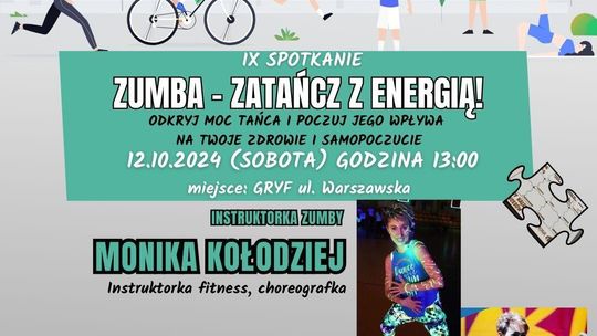 Ruch i muzyka łączą siły! ZUMBA jako IX spotkanie w ramach AKTYWNEGO KALENDARZA SUKCESÓW