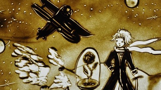 Spektakl teatralny "Mały Książe" w wykonianiu Teatru "Piaskowa Magia"