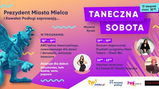 Taneczna sobota na mieleckim rynku