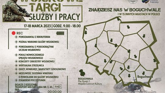 WOJSKOWE TARGI SŁUŻBY I PRACY W BOGUCHWALE
