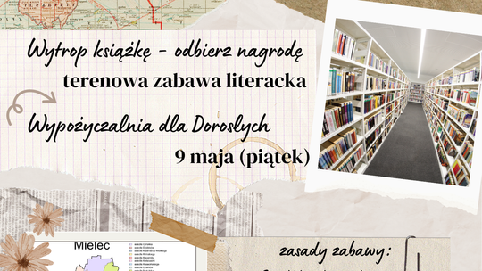 „Wytrop książkę, odbierz nagrodę”. Tydzień Bibliotek 2025 w Miejskiej Bibliotece Publicznej SCK w Mielcu