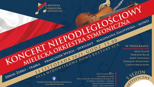 Zapraszamy na Koncert niepodległościowy