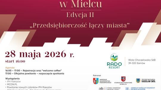 Zaproszenie na Izbową Kolację Biznesową Zaproszenie na Izbową Kolację Biznesową