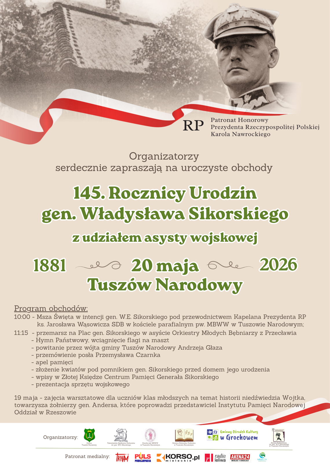 145 rocznica ur. gen. W. Sikorskiego