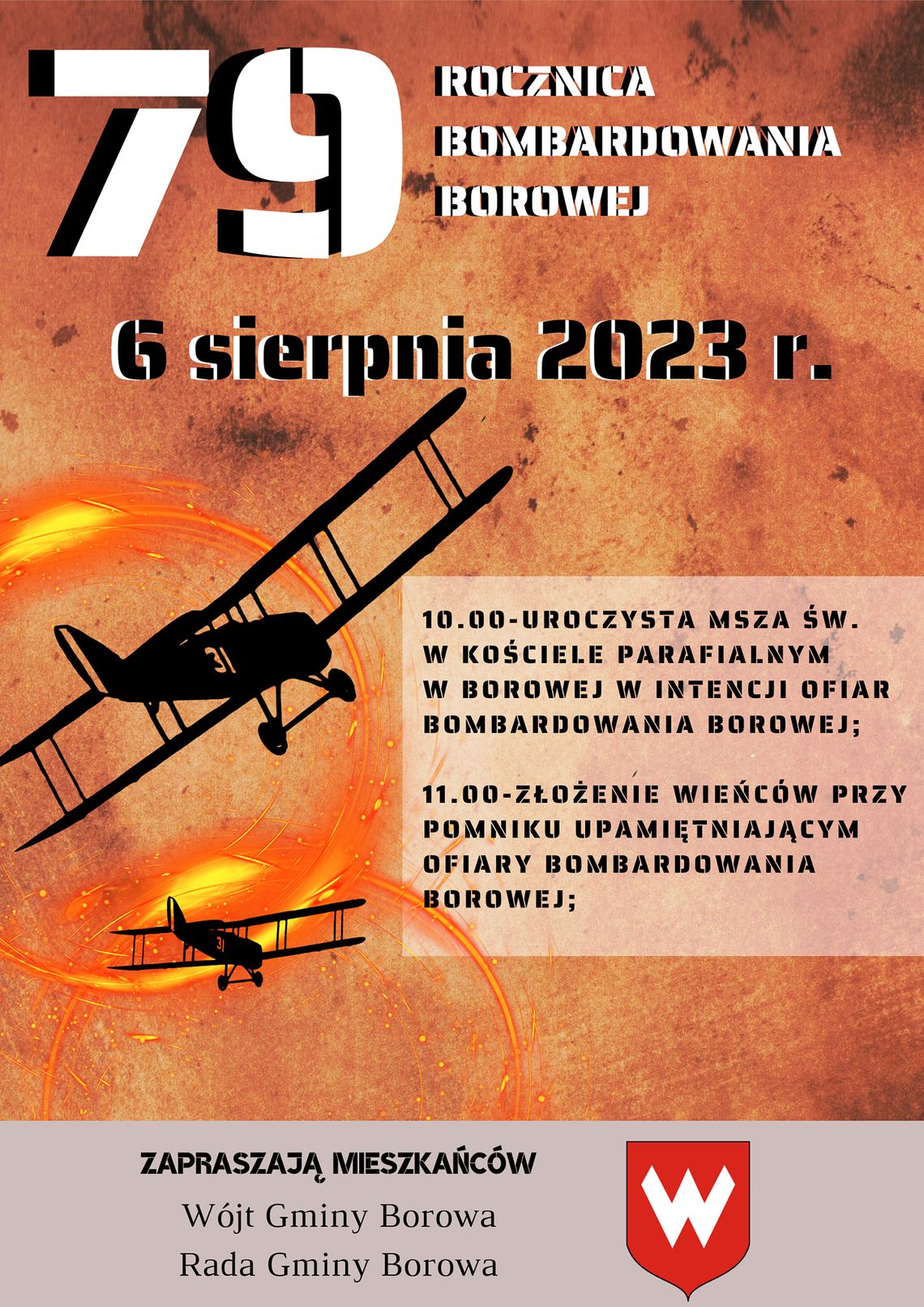 79 rocznica bombardowania Borowej 79 rocznica bombardowania Borowej