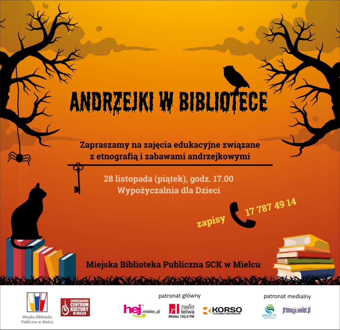 „Andrzejkowe” popołudnie w MBP w Mielcu