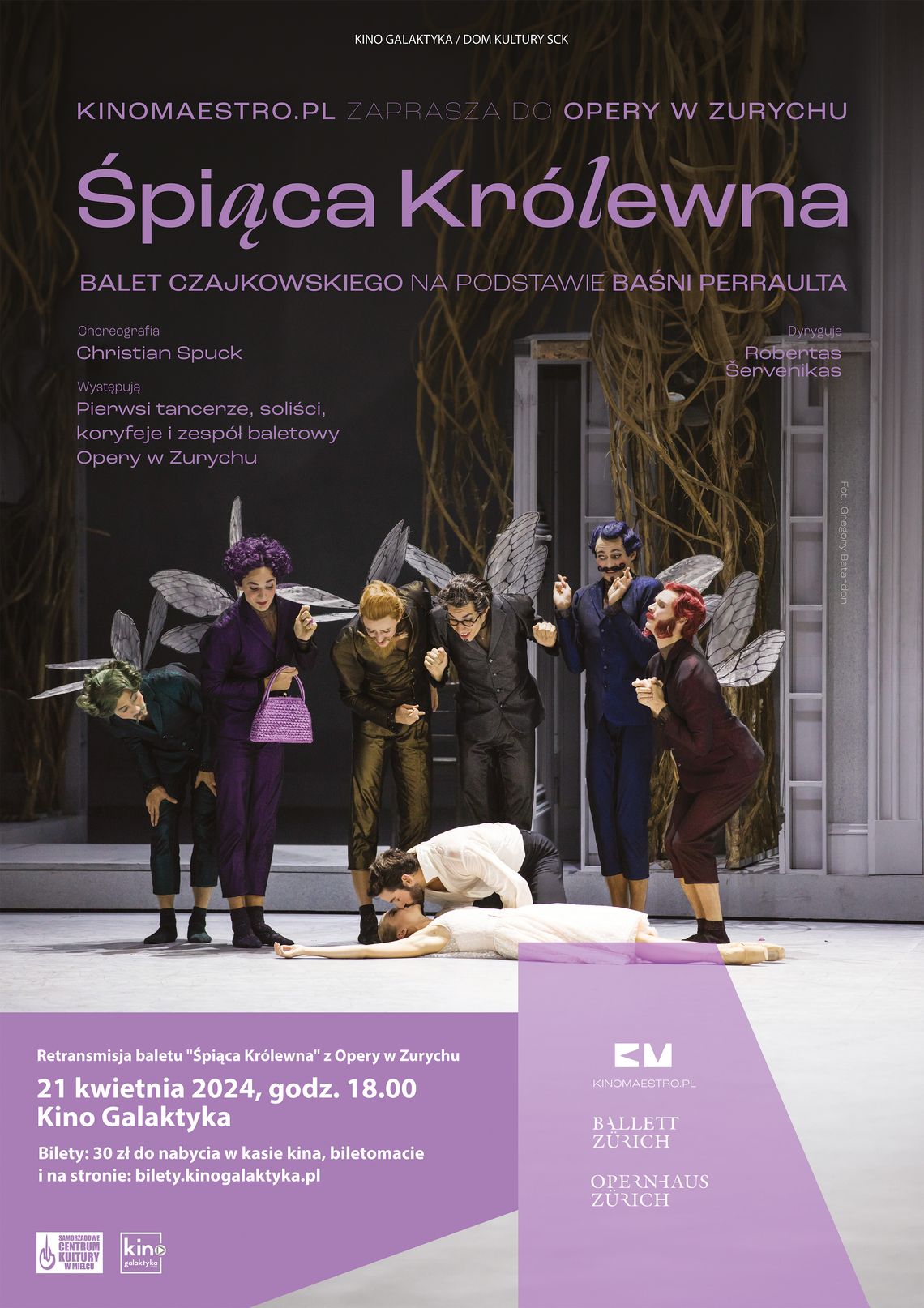 Balet "Śpiąca królewna" na podstawie baśni Perraulta