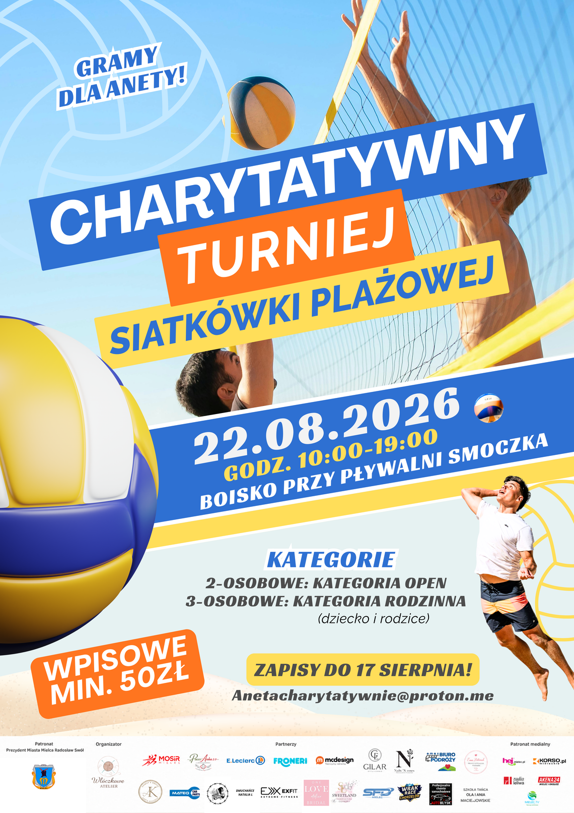 Charytatywny mecz siatkówki dla Anety. Sportowe emocje połączone z pomoc Charytatywny mecz siatkówki dla Anety. Sportowe emocje połączone z pomoc