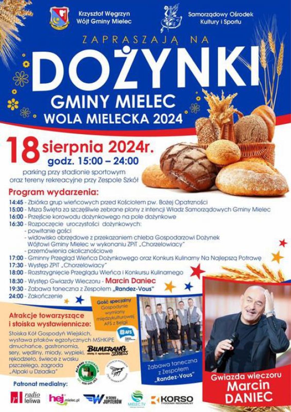 Dożynki Gminy Mielec 2024