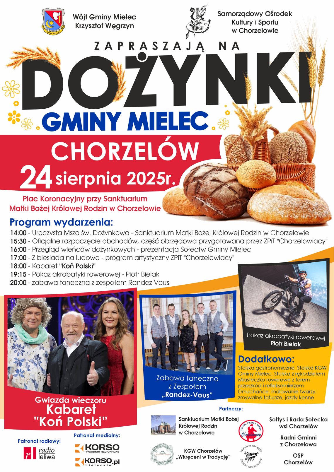 Dożynki gminy Mielec w Chorzelowie
