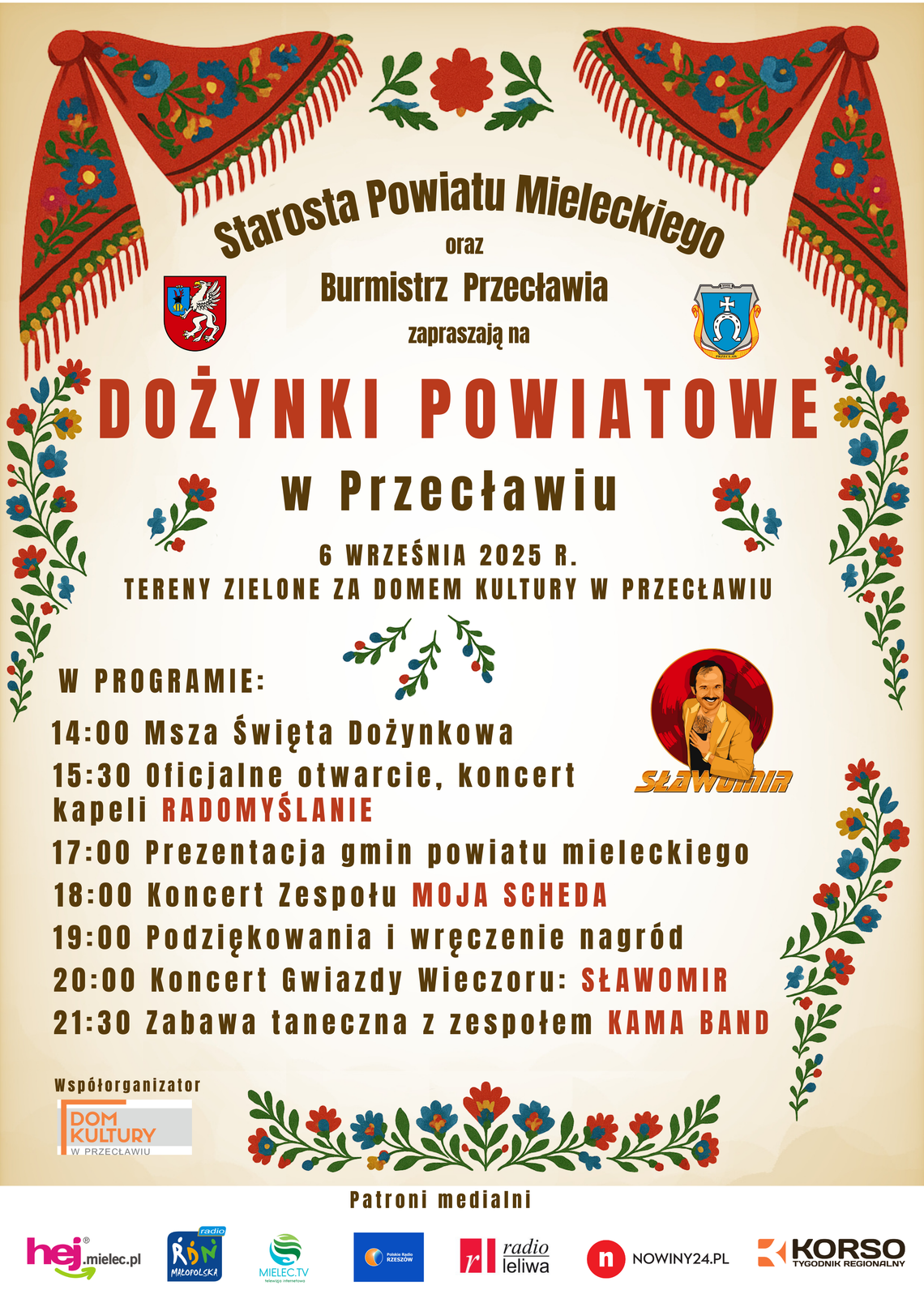 Dożynki Powiatu Mieleckiego w Przecławiu