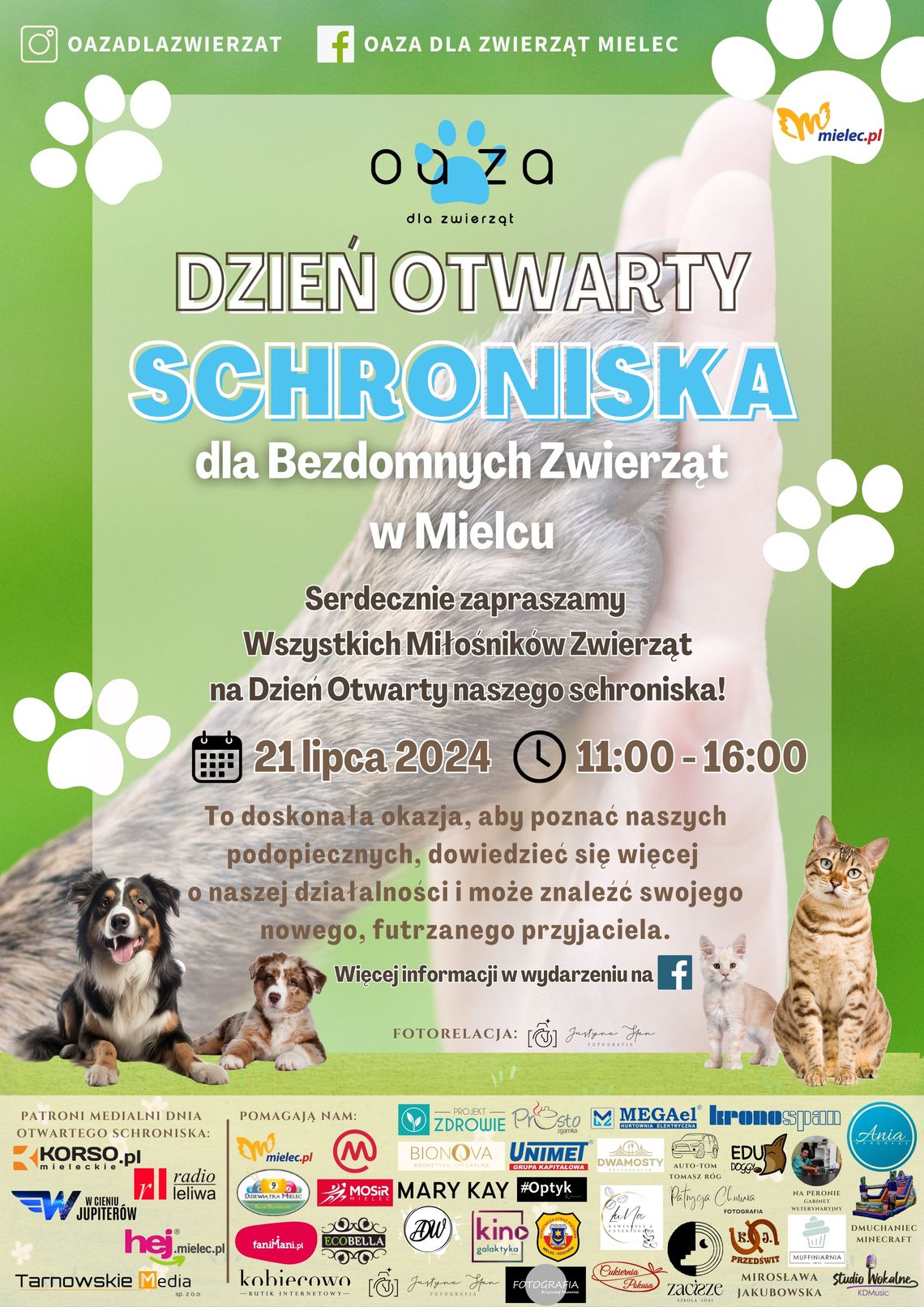 Dzień Otwarty Schroniska dla Bezdomnych Zwierząt w Mielcu Dzień Otwarty Schroniska dla Bezdomnych Zwierząt w Mielcu