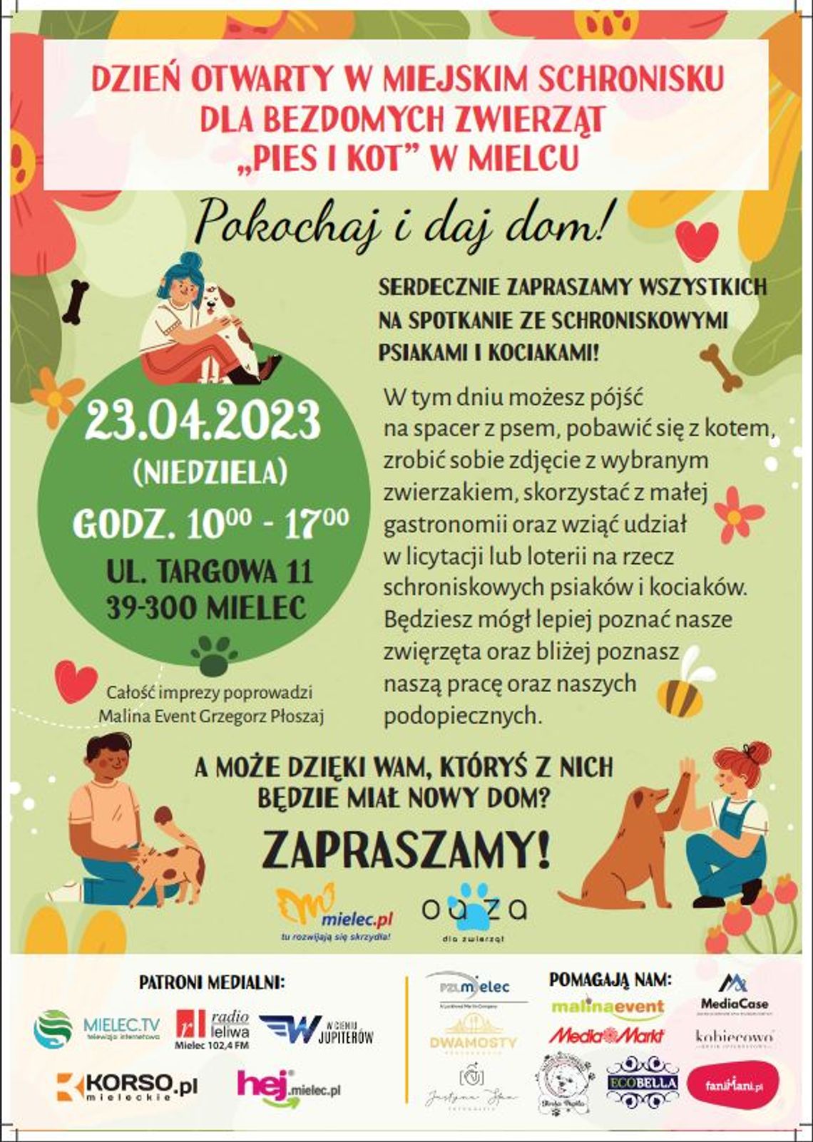 Dzień Otwarty Schroniska "Pies i Kot" dla Bezdomnych Zwierząt Dzień Otwarty Schroniska "Pies i Kot" dla Bezdomnych Zwierząt