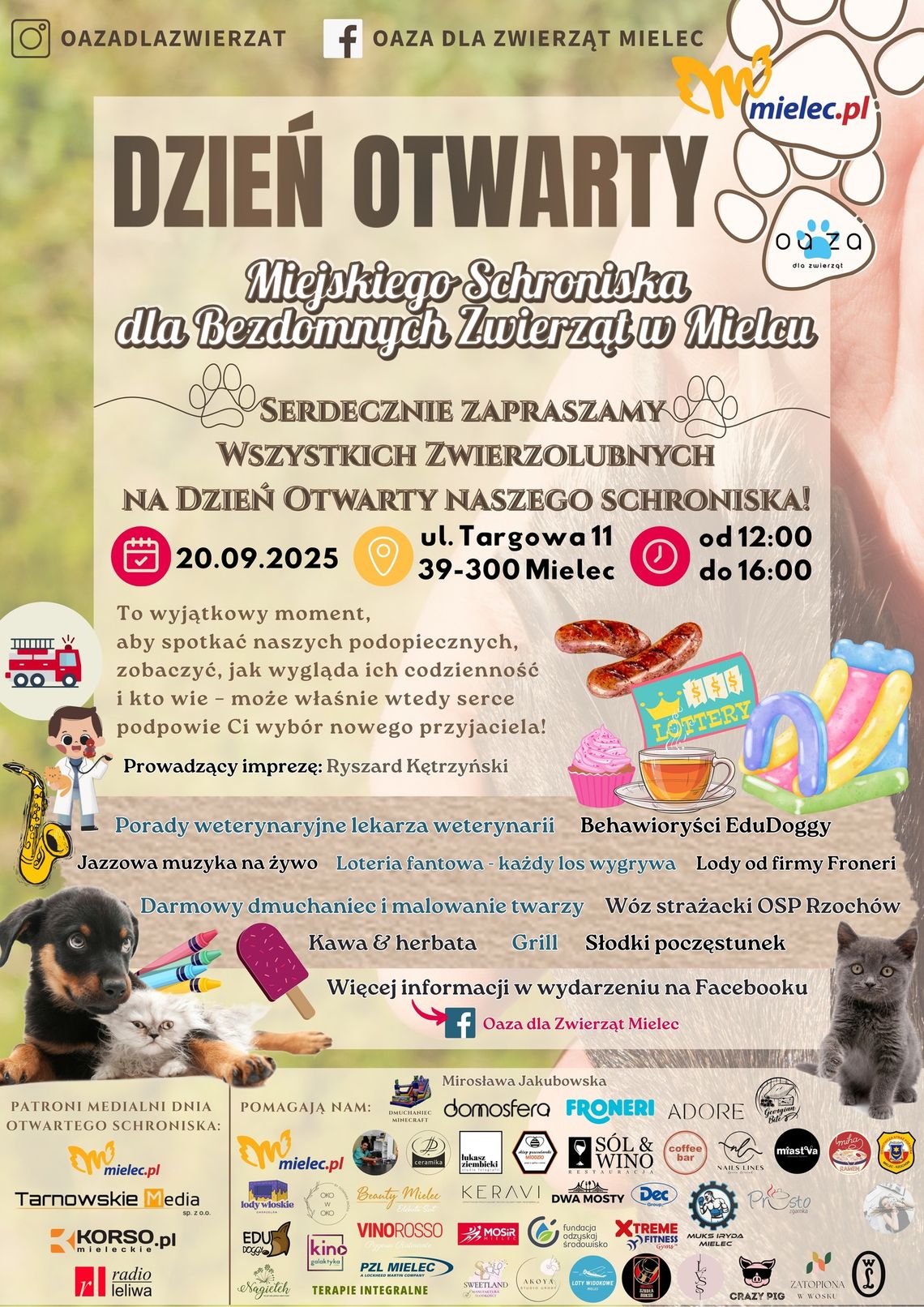Dzień Otwarty w Miejskim Schronisku dla Bezdomnych Zwierząt „Pies i Kot” w Mielcu
