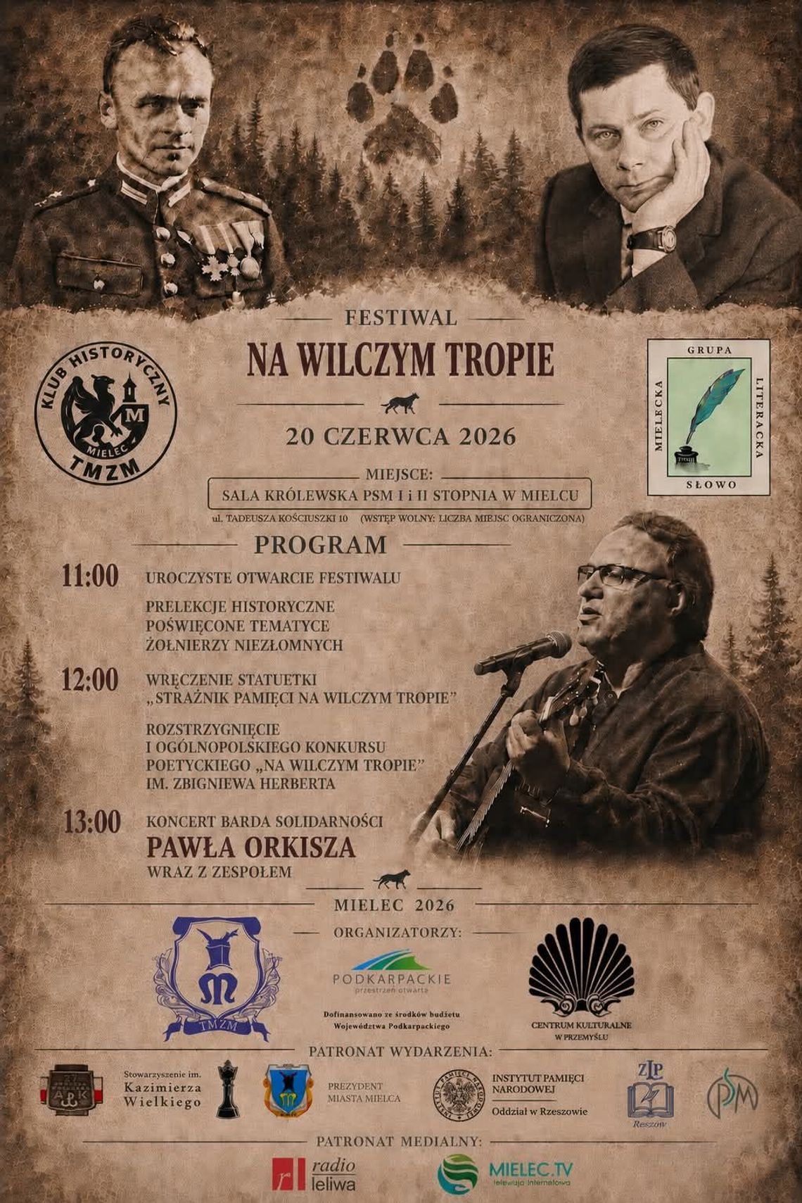 Festiwal "Na Wilczym Tropie" w Mielcu Festiwal "Na Wilczym Tropie" w Mielcu
