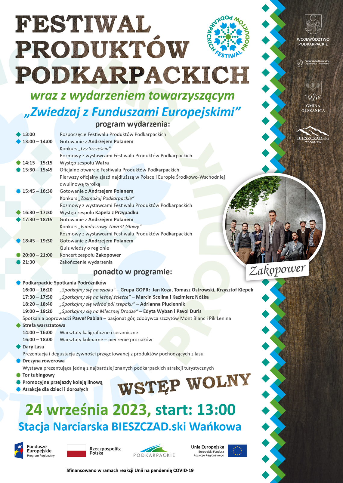 Festiwal Produktów Podkarpackich znów w Bieszczadach! Festiwal Produktów Podkarpackich znów w Bieszczadach!