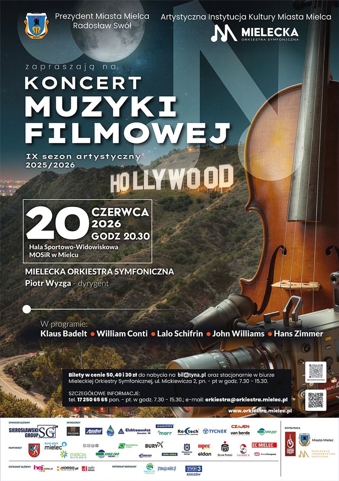 Finał sezonu z muzyką filmową. Koncert w Hali MOSiR w Mielcu Finał sezonu z muzyką filmową. Koncert w Hali MOSiR w Mielcu