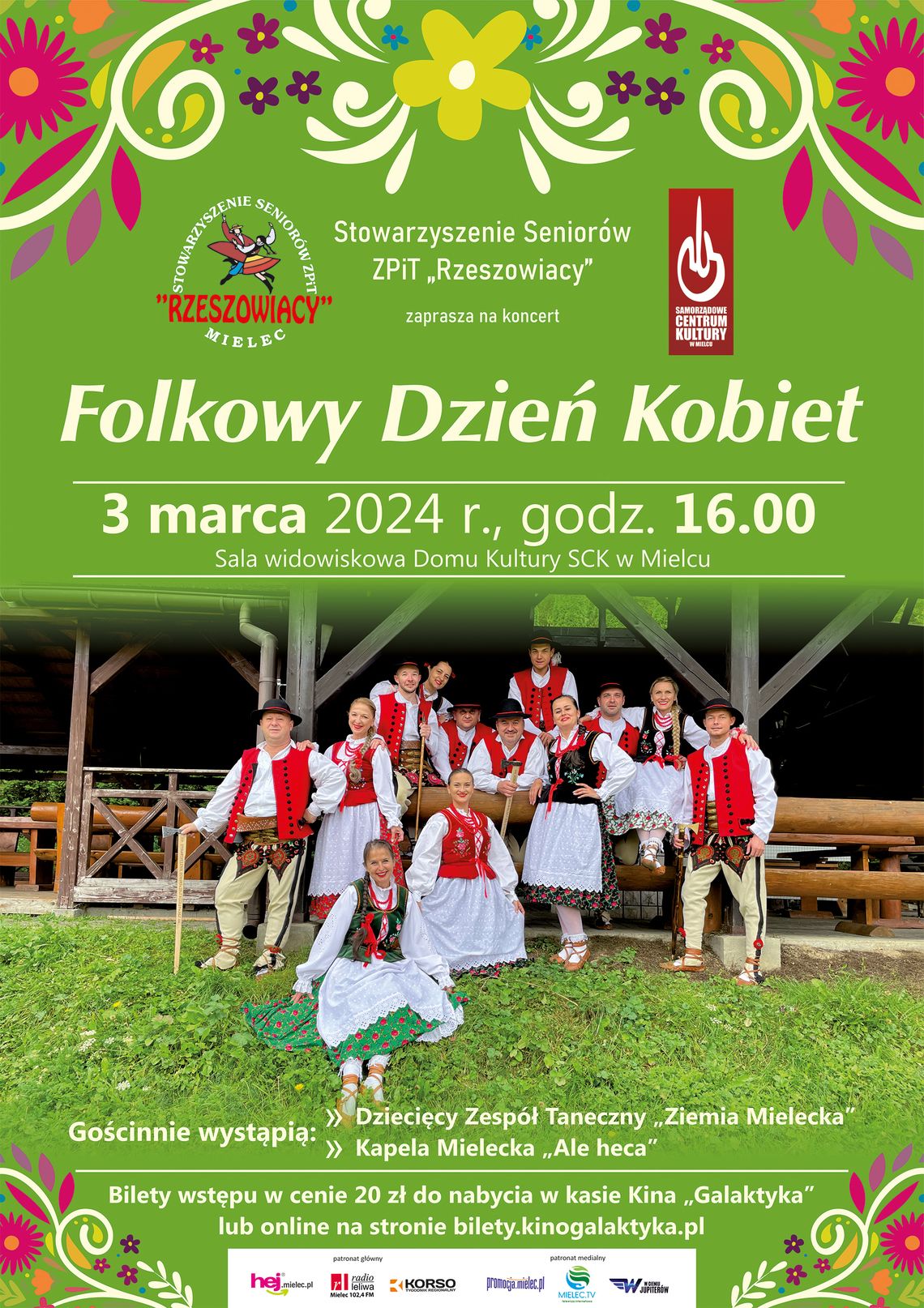 Folkowy Dzień Kobiet w wykonaniu Stowarzyszenia Seniorów ZPiT „Rzeszowiacy” Folkowy Dzień Kobiet w wykonaniu Stowarzyszenia Seniorów ZPiT „Rzeszowiacy”