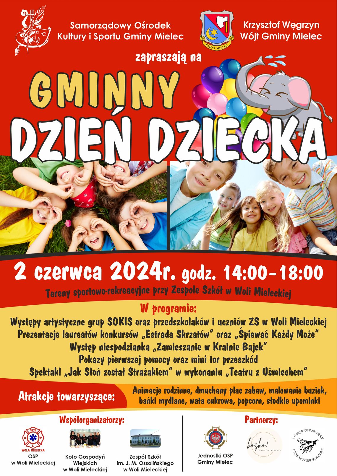 Gminny Dzień Dziecka w Woli Mieleckiej
