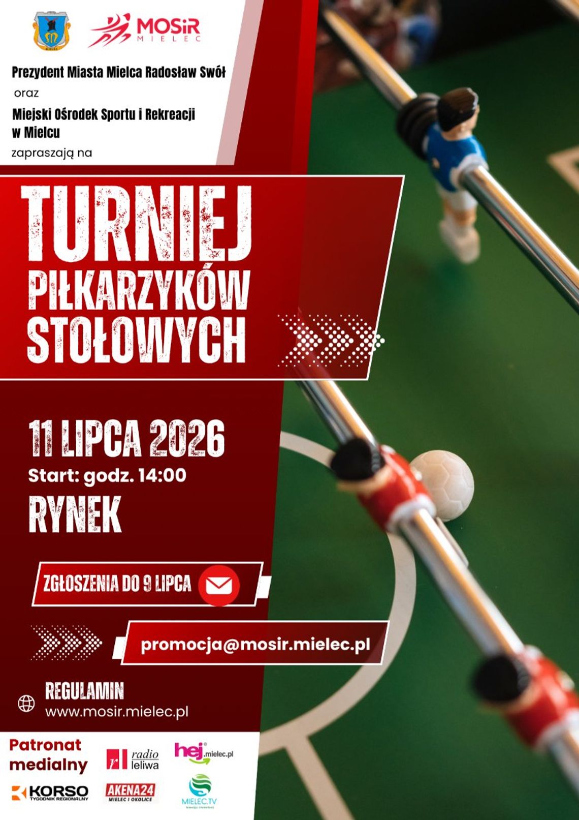 II Turniej Piłkarzyków Stołowych o Puchar Prezydenta Miasta Mielca