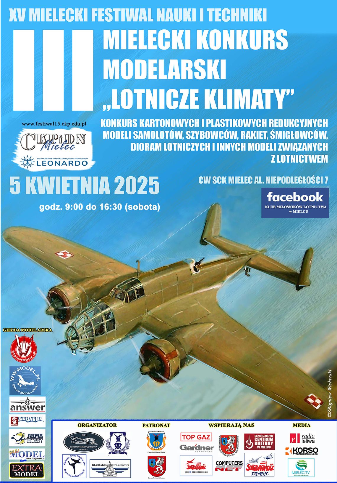 III MIELECKI KONKURS MODELARSKI „Lotnicze Klimaty” – Mielec 2025