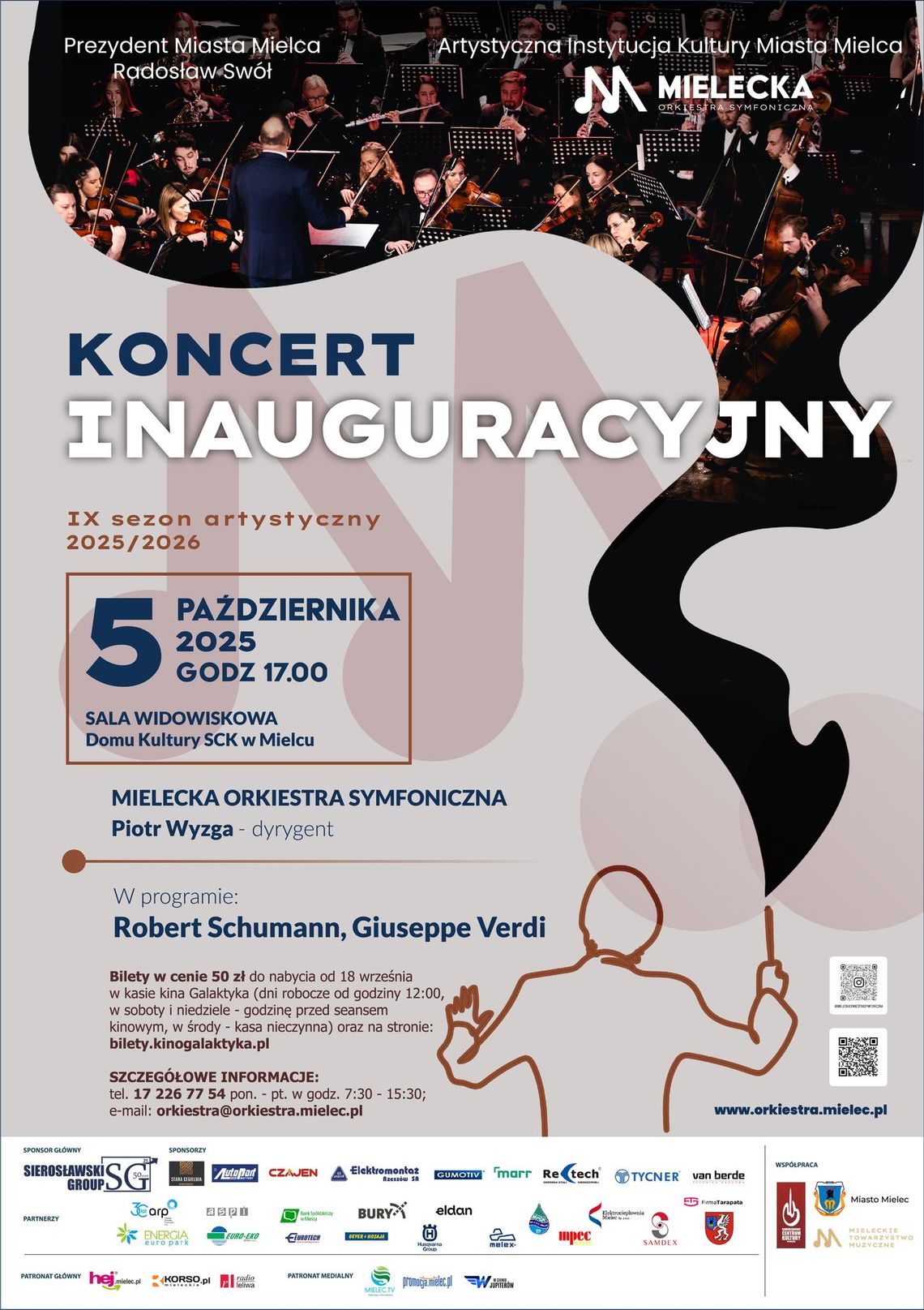 Inauguracja IX Sezonu Artystycznego Mieleckiej Orkiestry Symfonicznej już wkrótce Inauguracja IX Sezonu Artystycznego Mieleckiej Orkiestry Symfonicznej już wkrótce