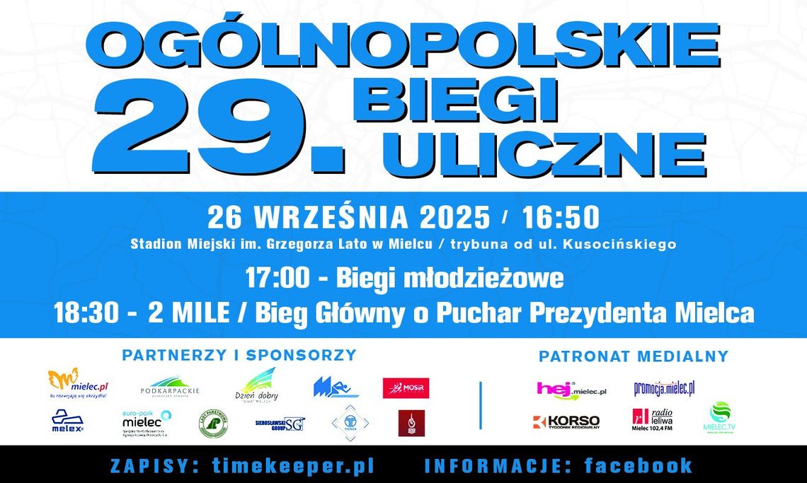 Już jutro pobiegną. Chcą zdobyć Puchar Prezydenta Miasta Mielca