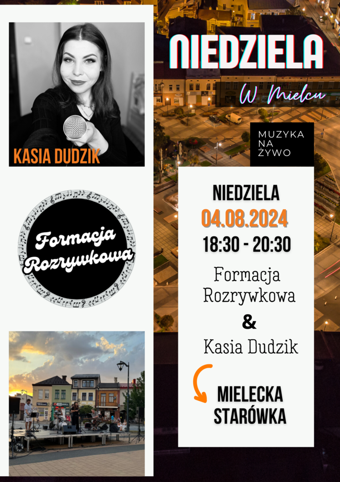 Kolejna odsłona "Mieleckiej Starówki" zaśpiewa Kasia Dudzik Kolejna odsłona "Mieleckiej Starówki" zaśpiewa Kasia Dudzik