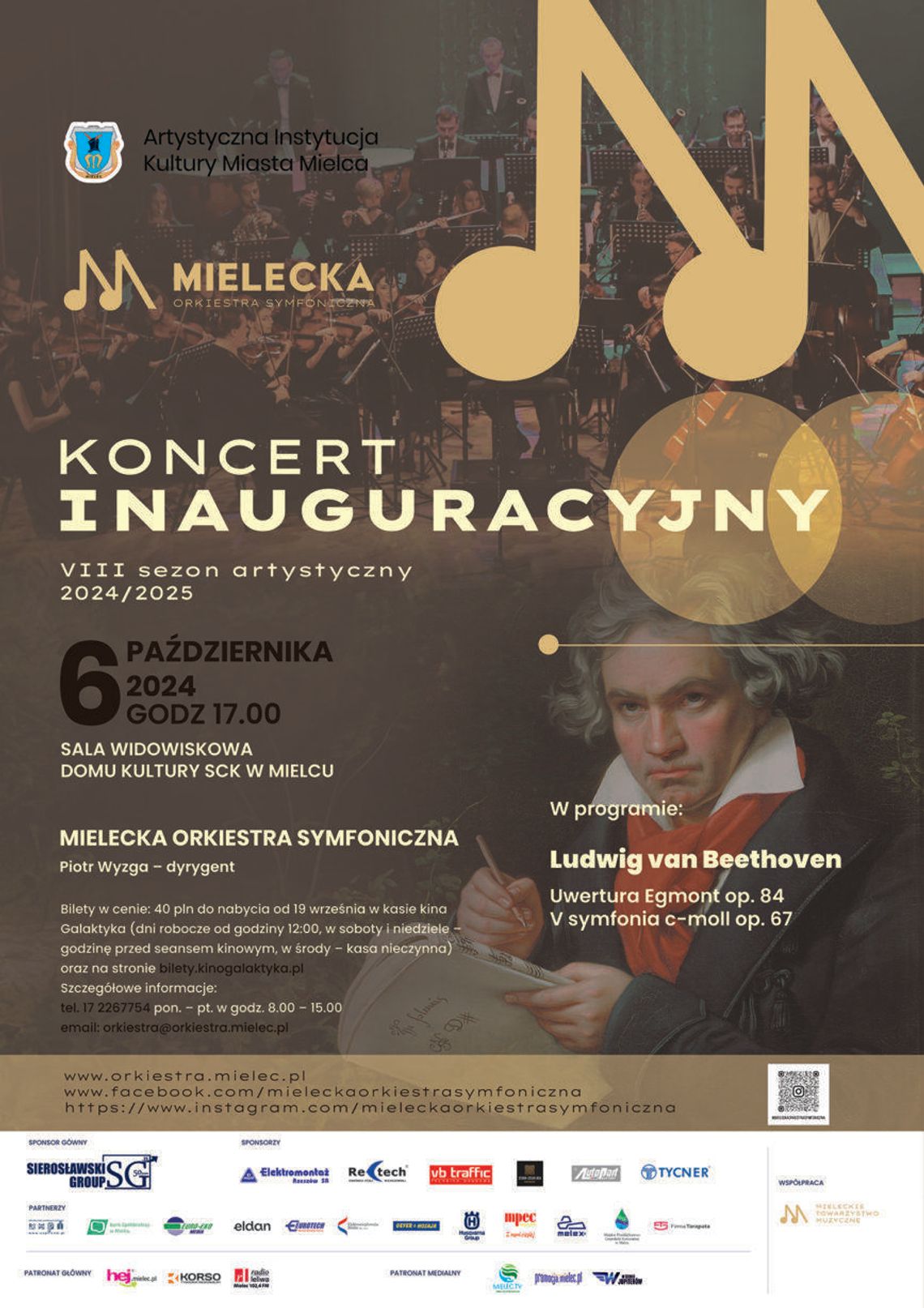 Koncert inauguracyjny! Mielecka Orkiestra Symfoniczna zaprasza