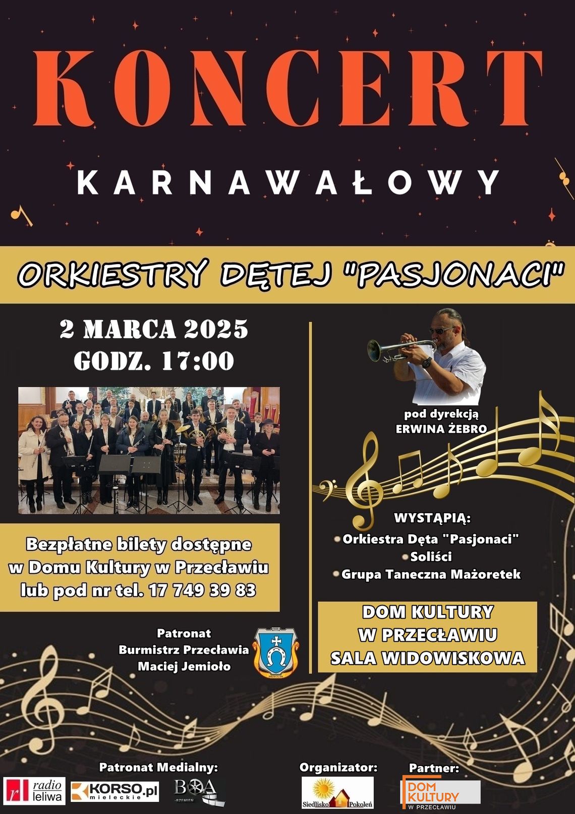 Koncert karnawałowy w Przecławiu