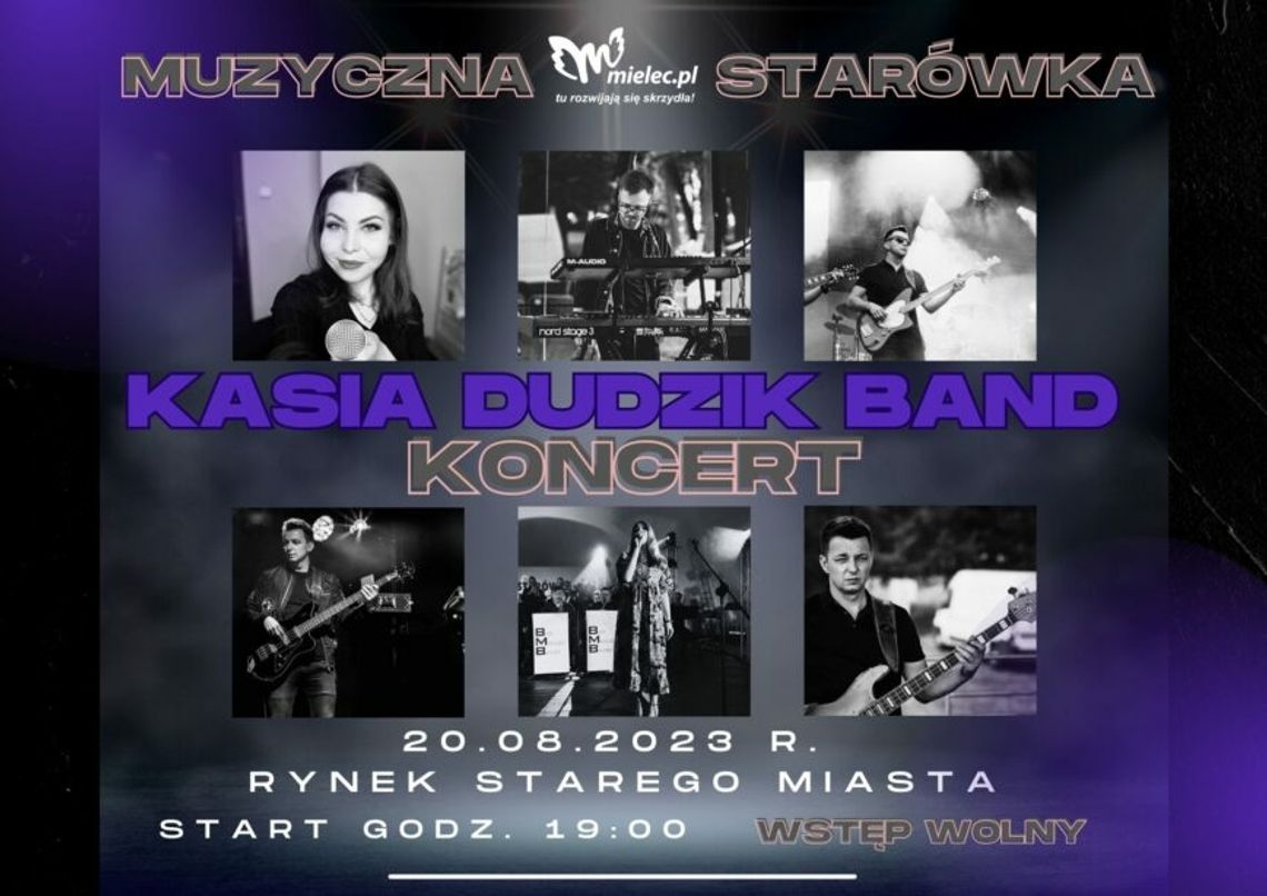 Koncert Kasi Dudzik Band na mieleckim Rynku Koncert Kasi Dudzik Band na mieleckim Rynku