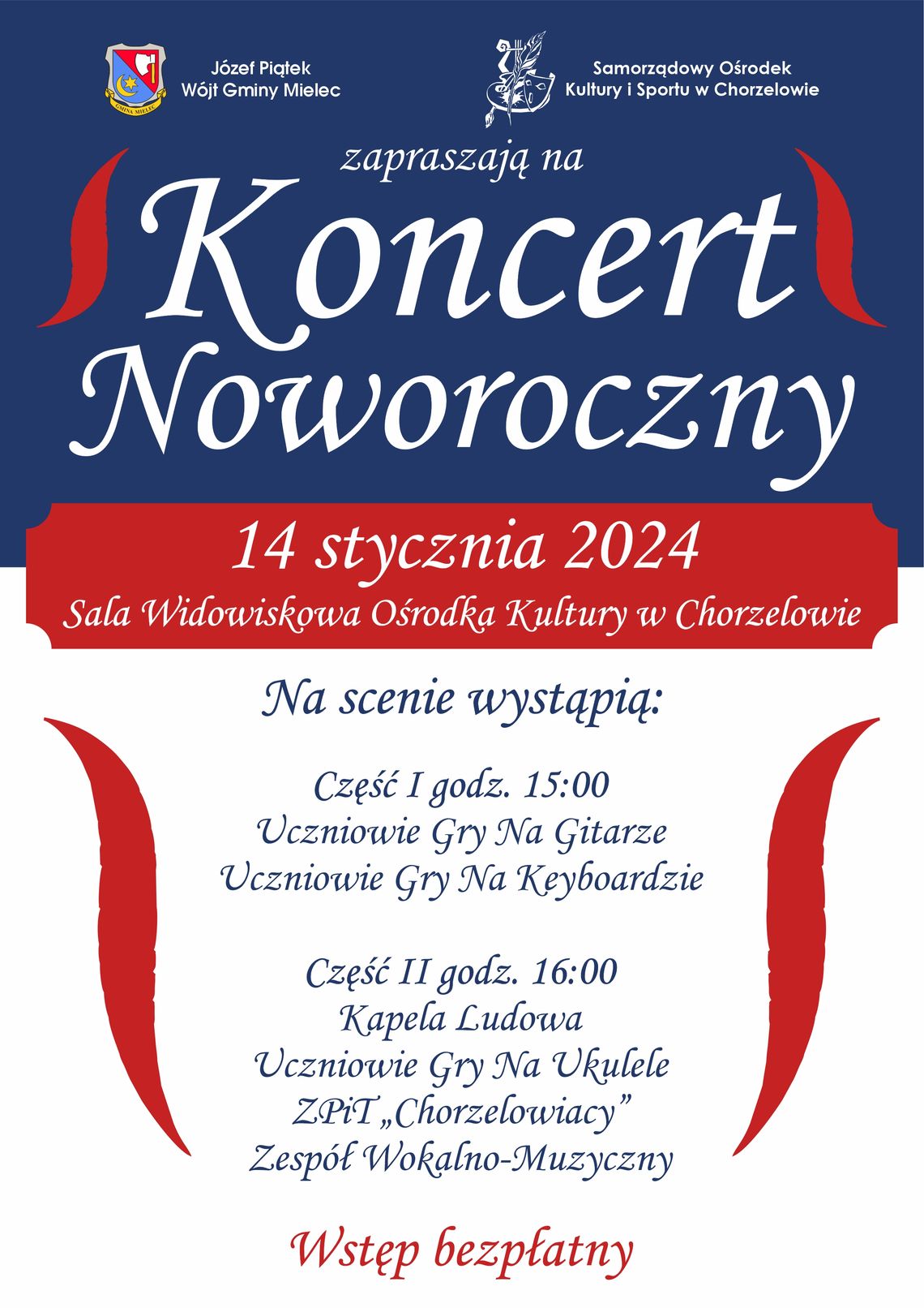 „Koncert Noworoczny” w Chorzelowie