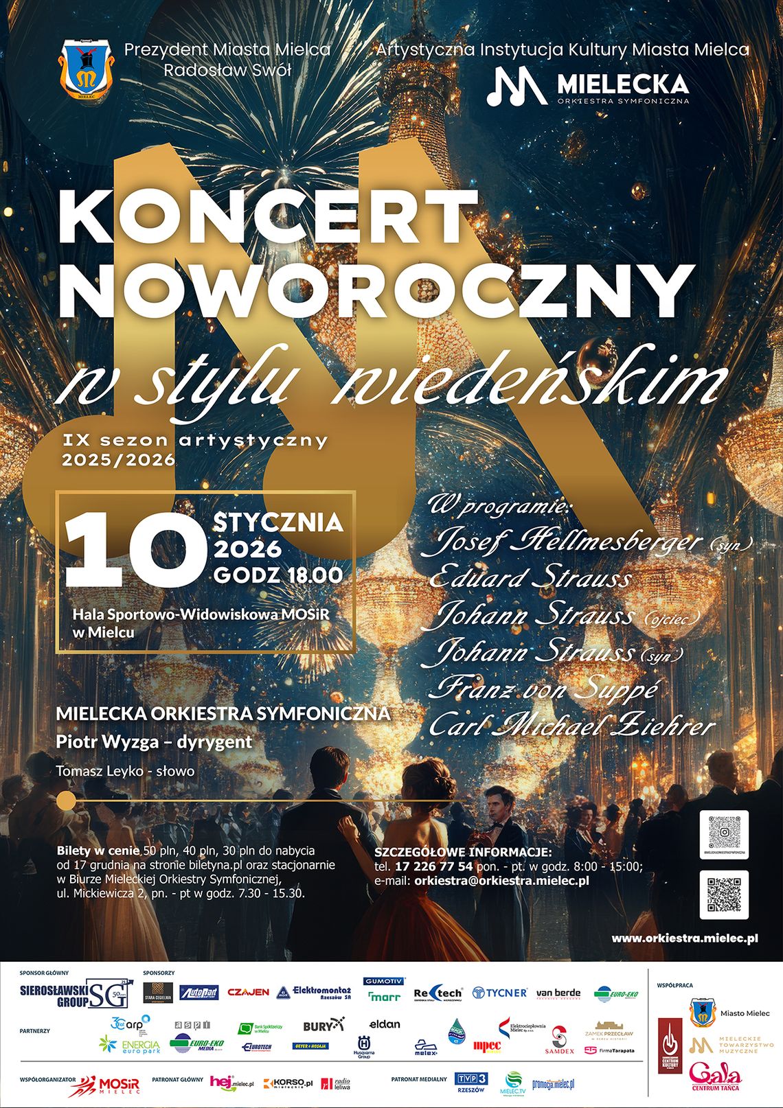 Koncert Noworoczny w stylu Wiedeńskim już w sobotę Koncert Noworoczny w stylu Wiedeńskim już w sobotę