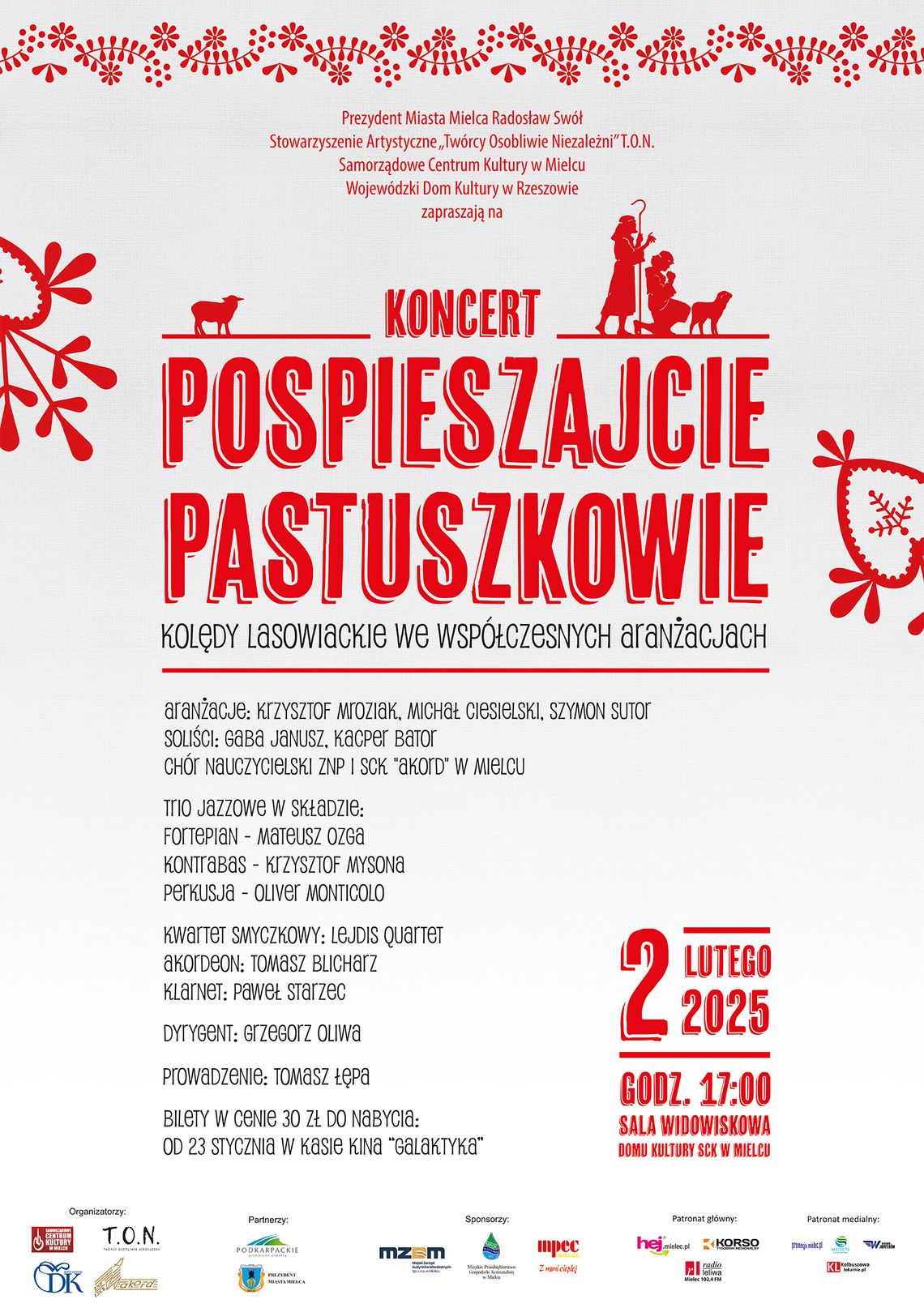 Koncert "Pospieszajcie pastuszkowie" w Mielcu