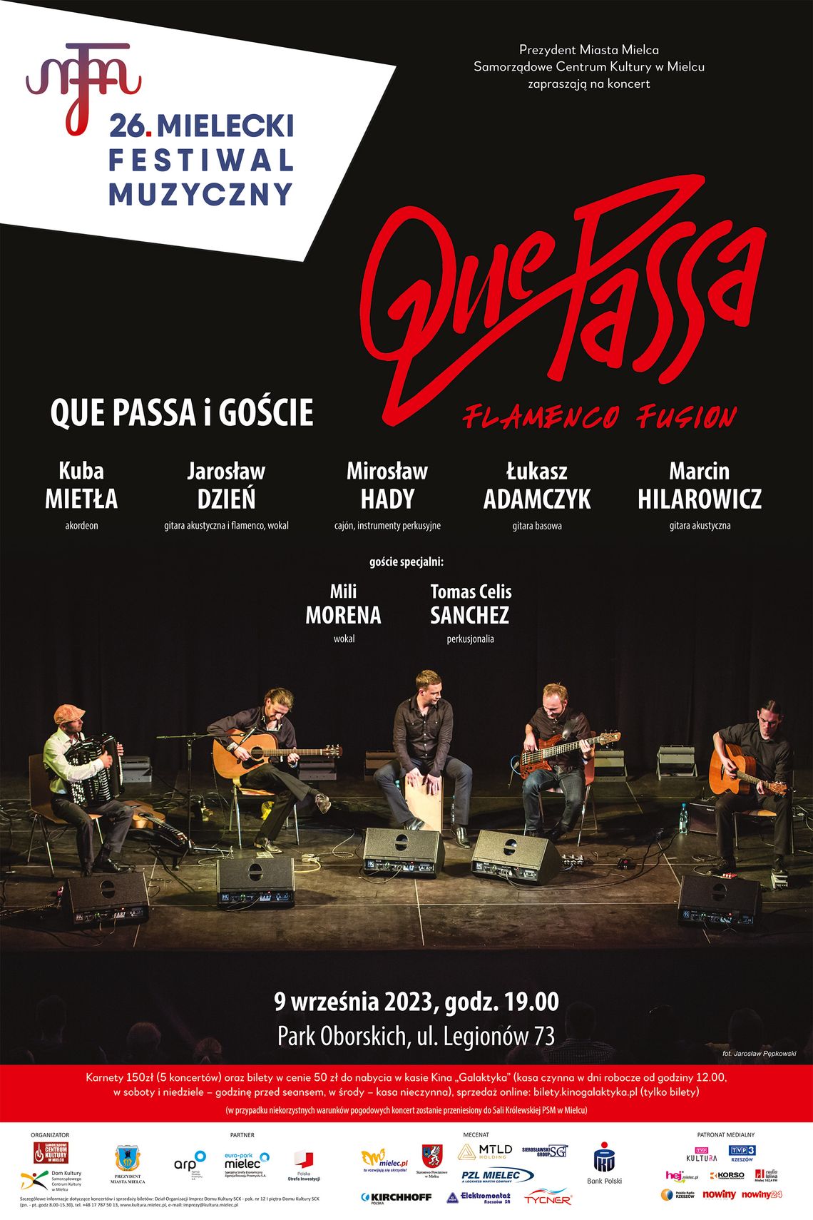 Koncert "QUE PASSA & GOŚCIE" | 26. Mielecki Festiwal Muzyczny Koncert "QUE PASSA & GOŚCIE" | 26. Mielecki Festiwal Muzyczny