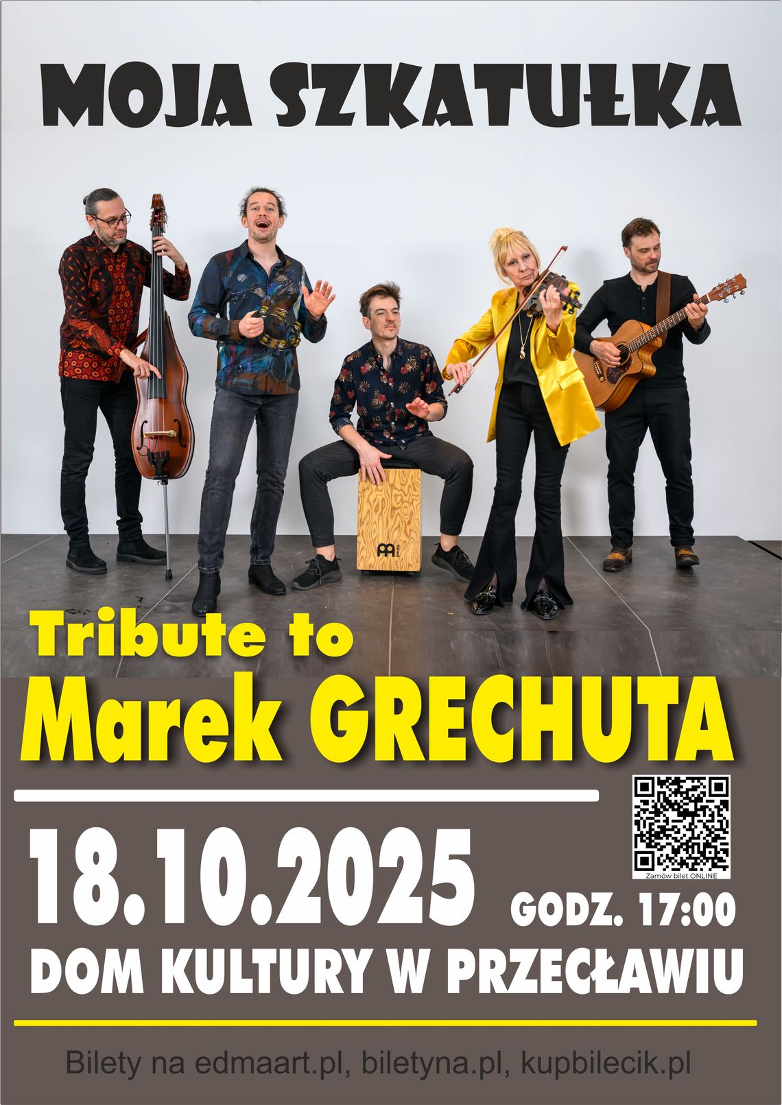 Koncert zespołu Moja Szkatułka w hołdzie dla Marka Grechuty