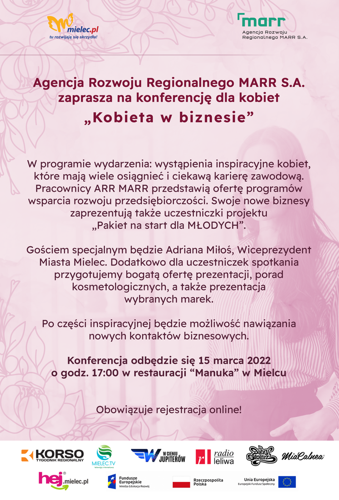 Konferencja "Kobieta w biznesie" w restauracji Manuka