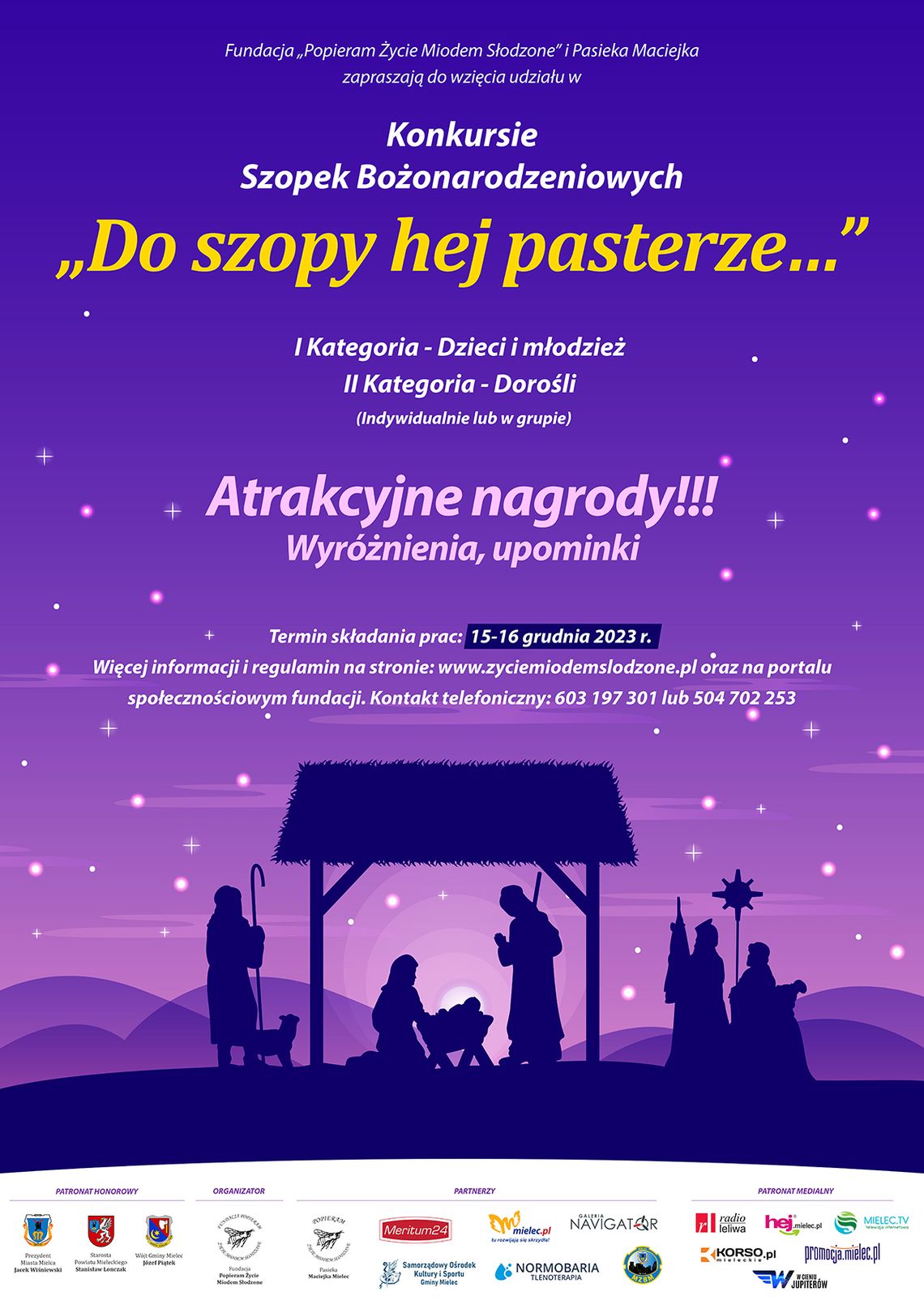 KONKURS Szopek Bożonarodzeniowych ,, Do szopy hej pasterze..." [ZAPOWIEDŹ]