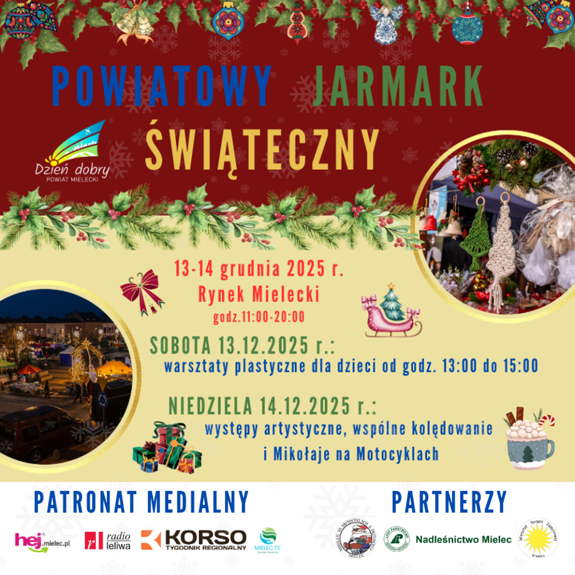 Magia Świąt na Rynku Mieleckim: Powiatowy Jarmark Świąteczny zaprasza!