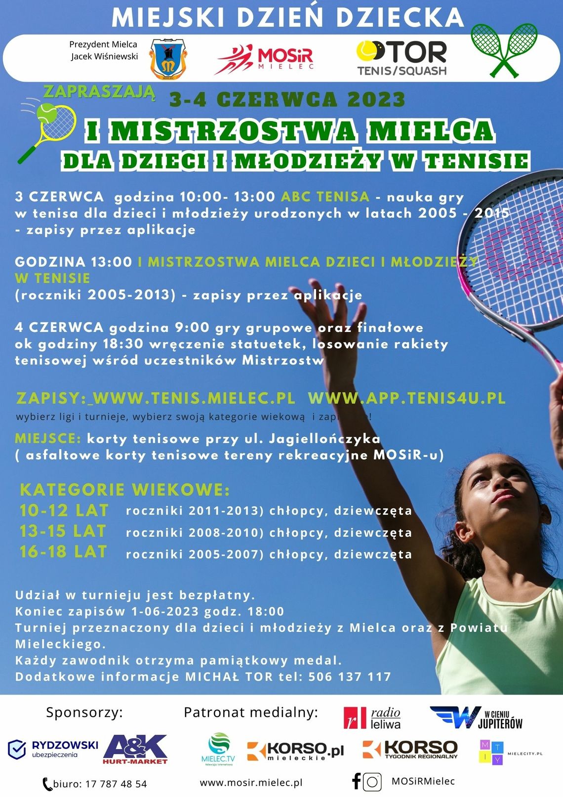 Miejski Dzień Dziecka na sportowo [ZAPOWIEDŹ]