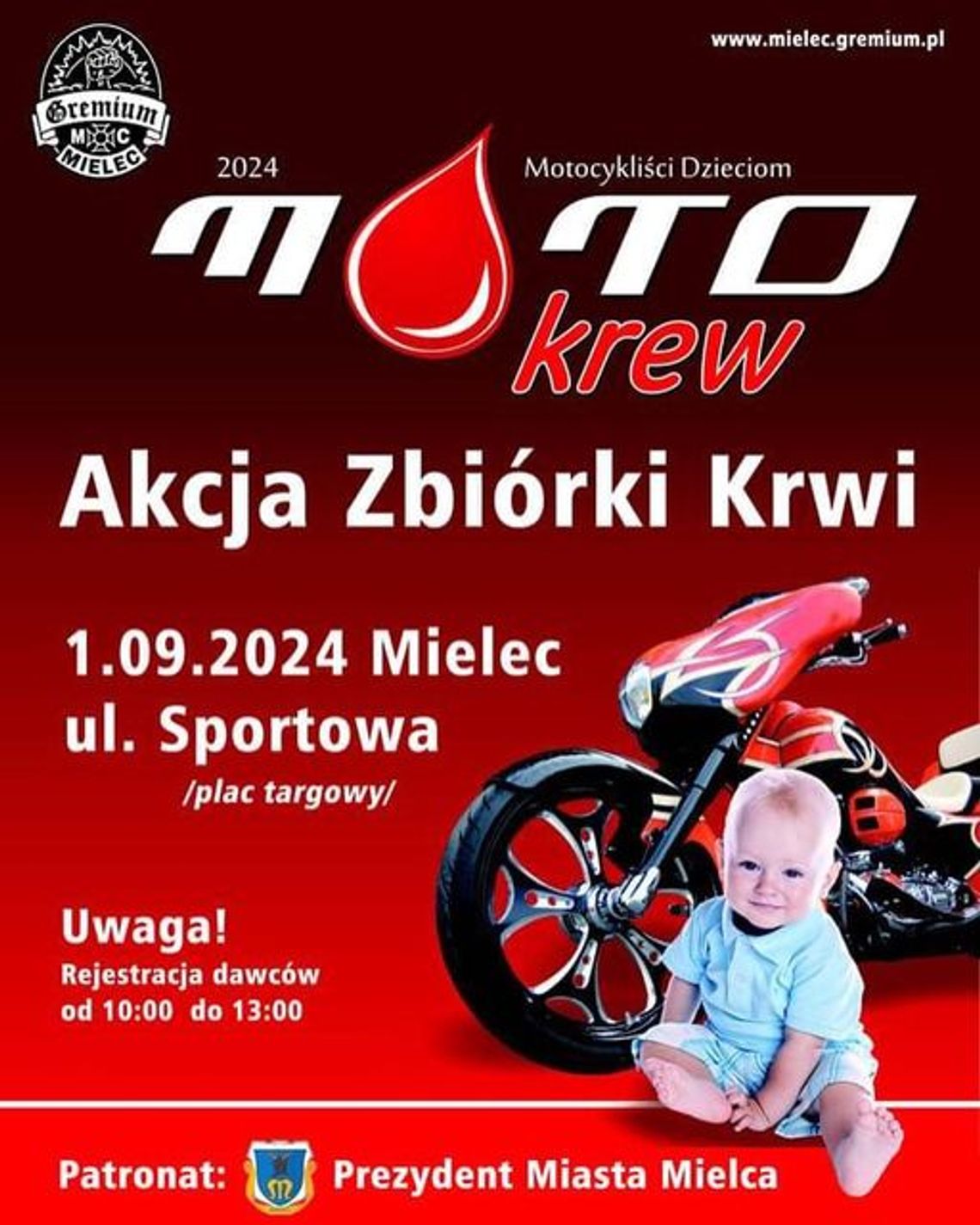 MotoKrew Mielec 2024 Motocykliści Dzieciom MotoKrew Mielec 2024 Motocykliści Dzieciom