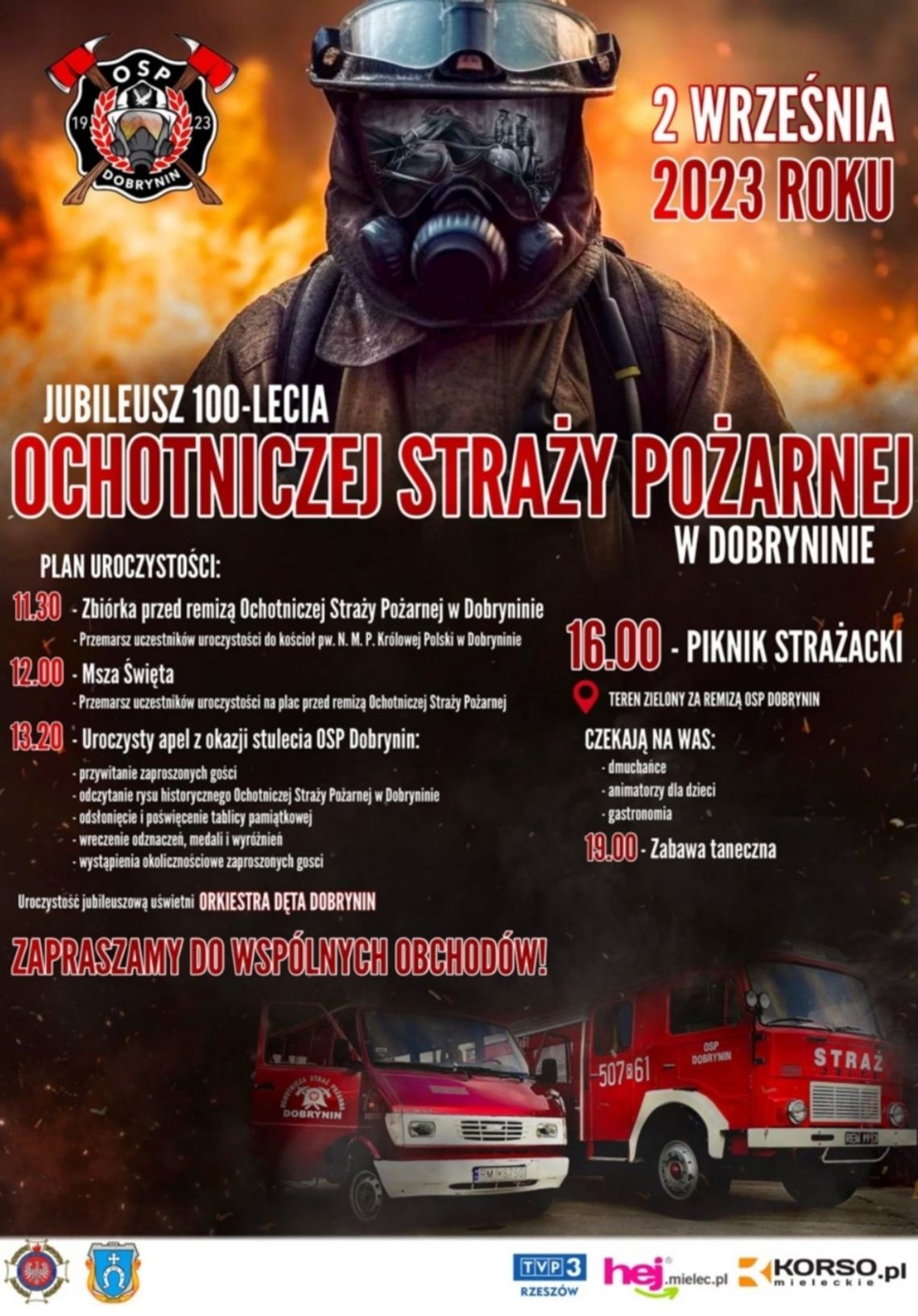 Obchody 100-lecia OSP w Dobryninie [ZAPOWIEDŹ]