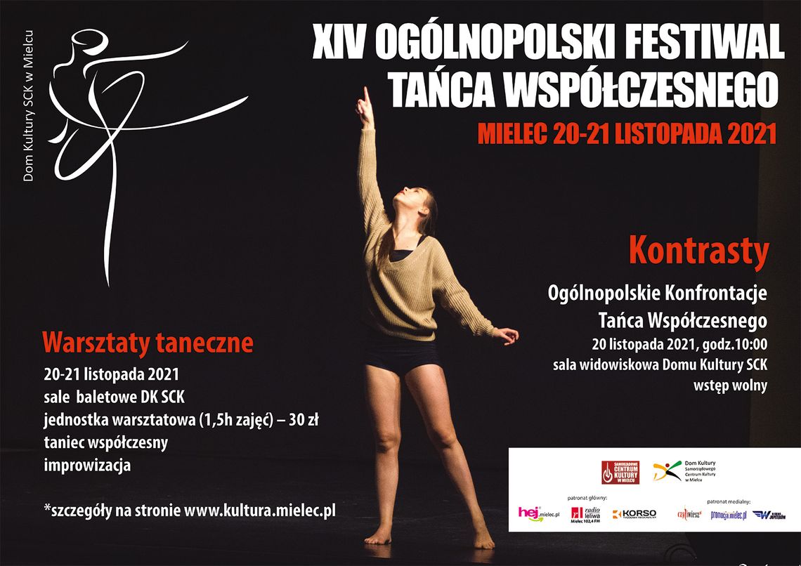 Ogólnopolski Festiwal Tańca Współczesnego. Taneczny festiwal już po raz 14