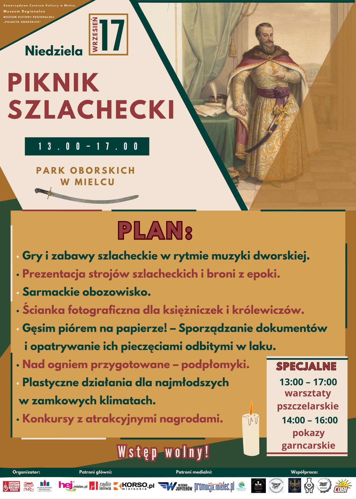 Piknik Szlachecki w parku Oborskich [ZAPOWIEDŹ]