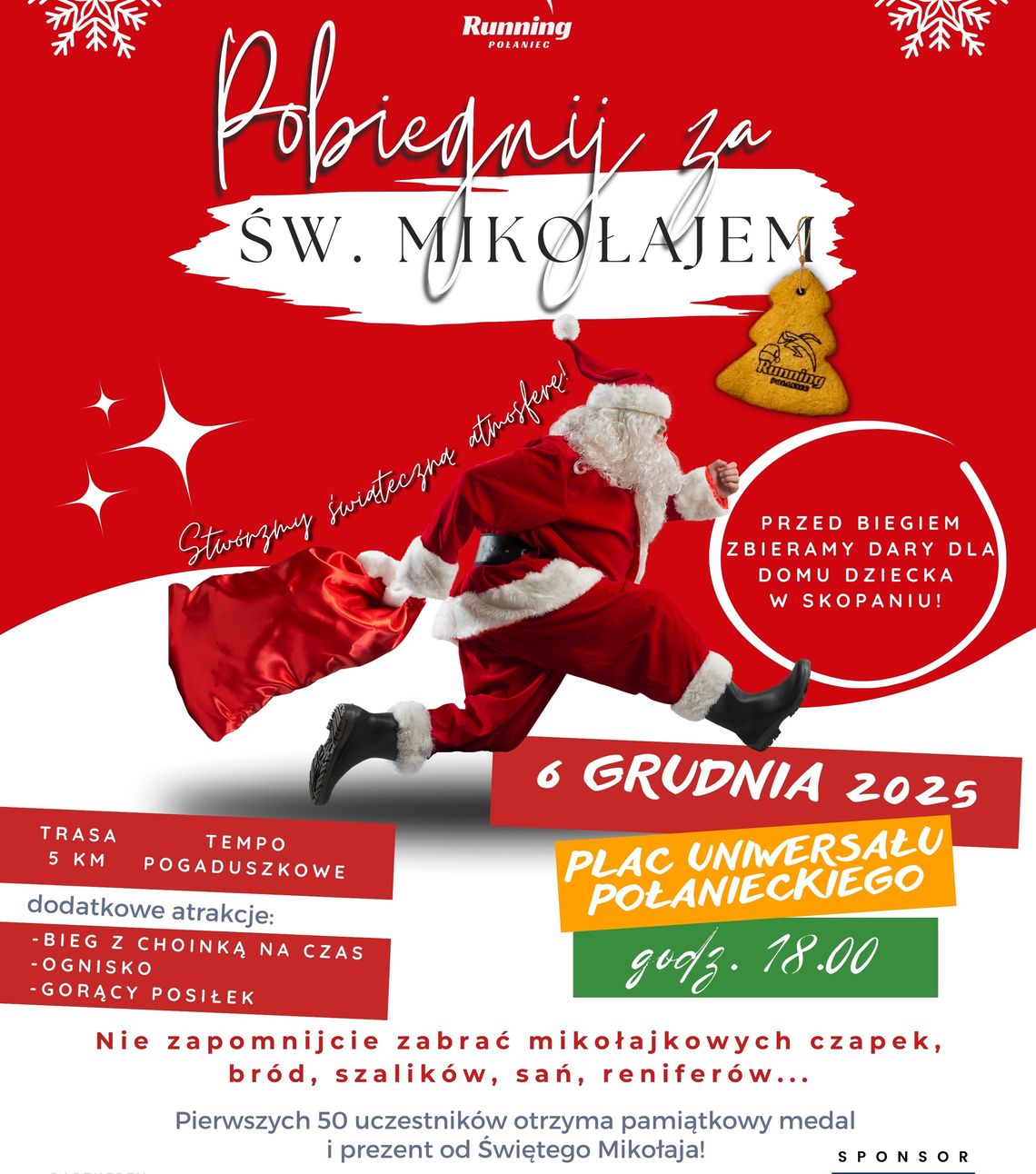 "Pobiegnij za Świętym Mikołajem" w Połańcu.