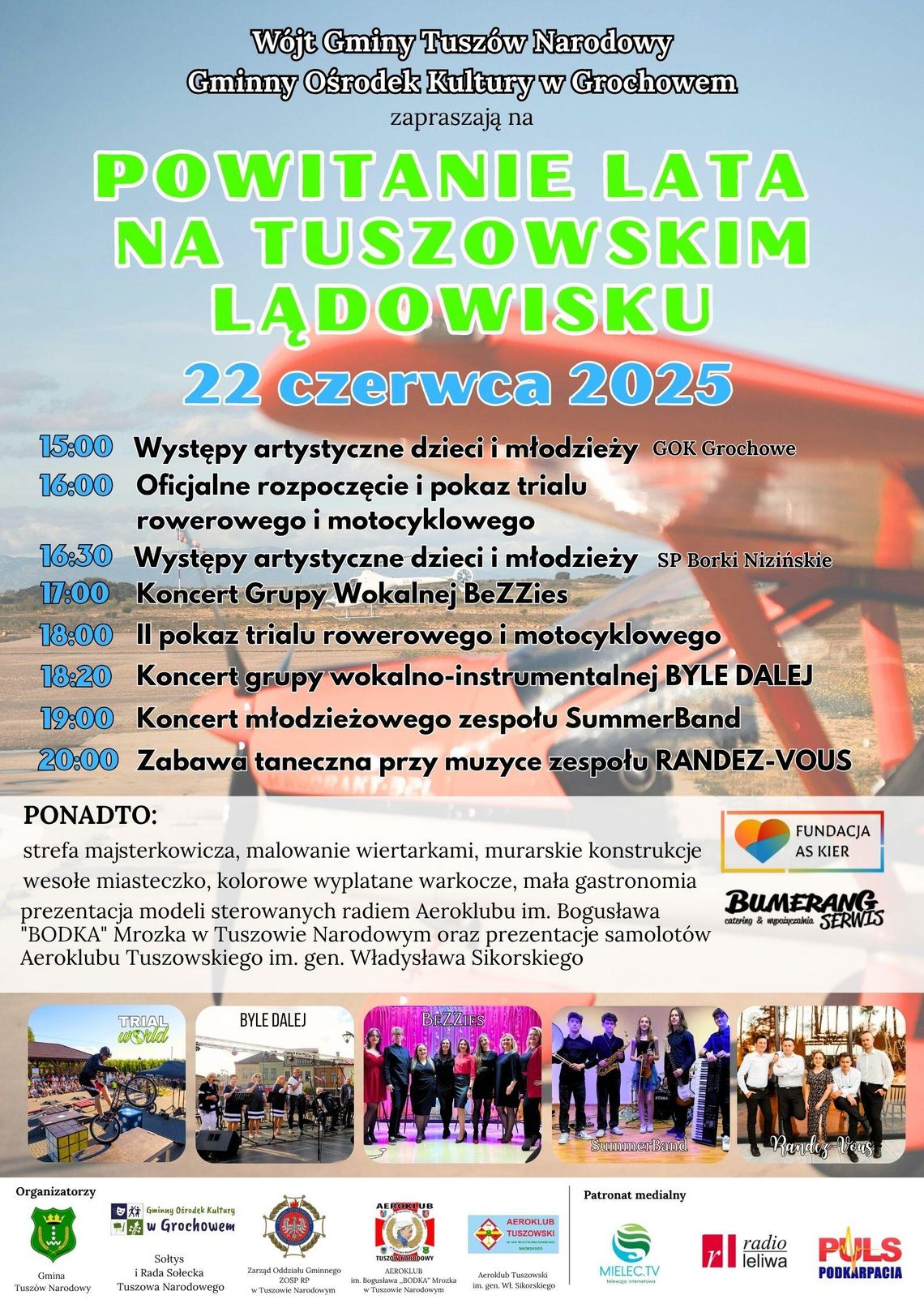 Powitanie lata 2025 na tuszowskim lądowisku Powitanie lata 2025 na tuszowskim lądowisku