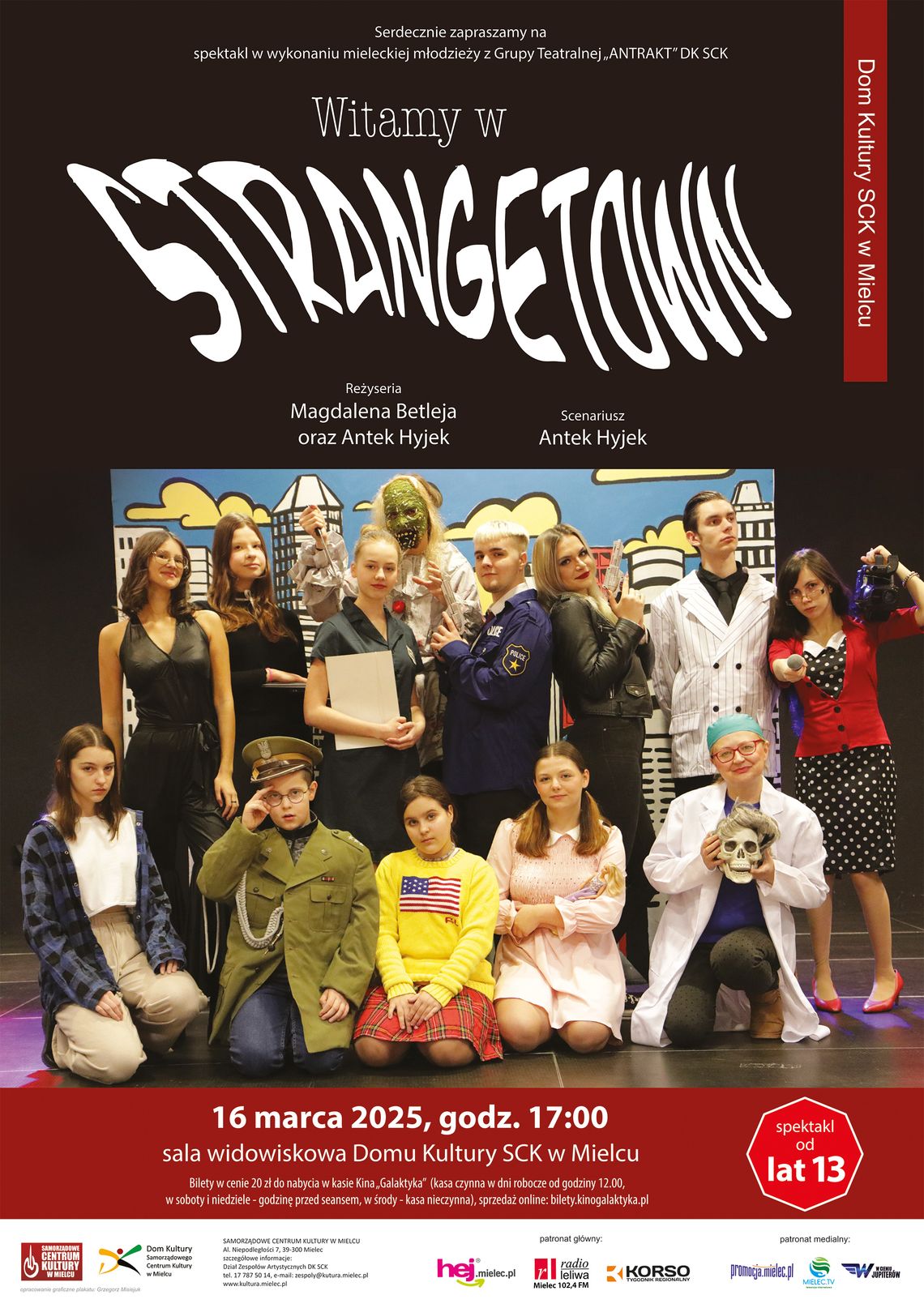 Premiera spektaklu „Witajcie w Strangetown” teatru Młodzieżowego „Antrakt”