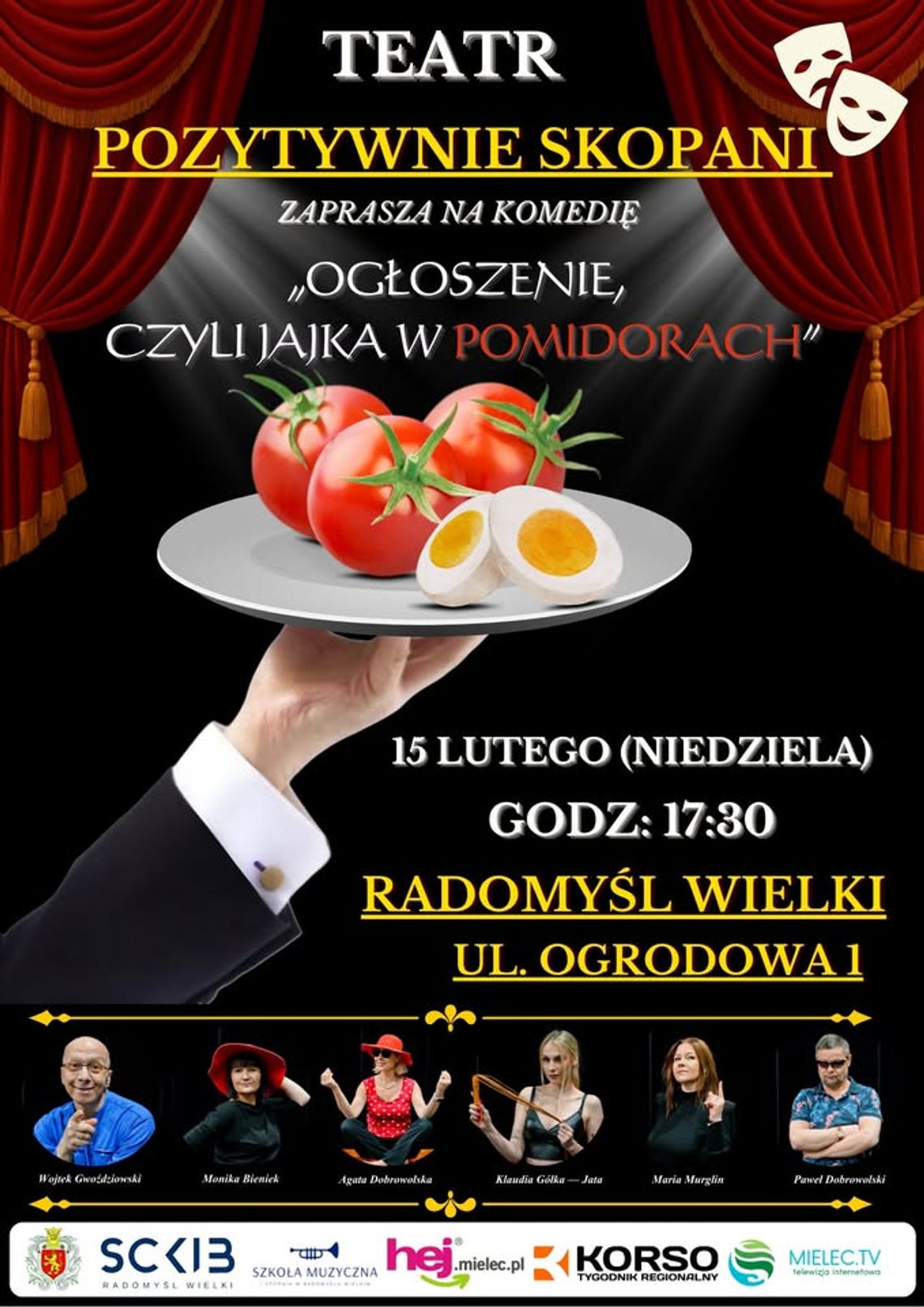 Spektakl "Ogłoszenie, czyli jajka w pomidorach"