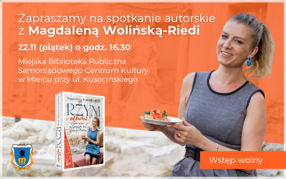 Spotkanie autorskie z Magdaleną Wolińską-Riedi